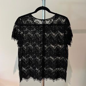 Generation Love lace top in black size L
